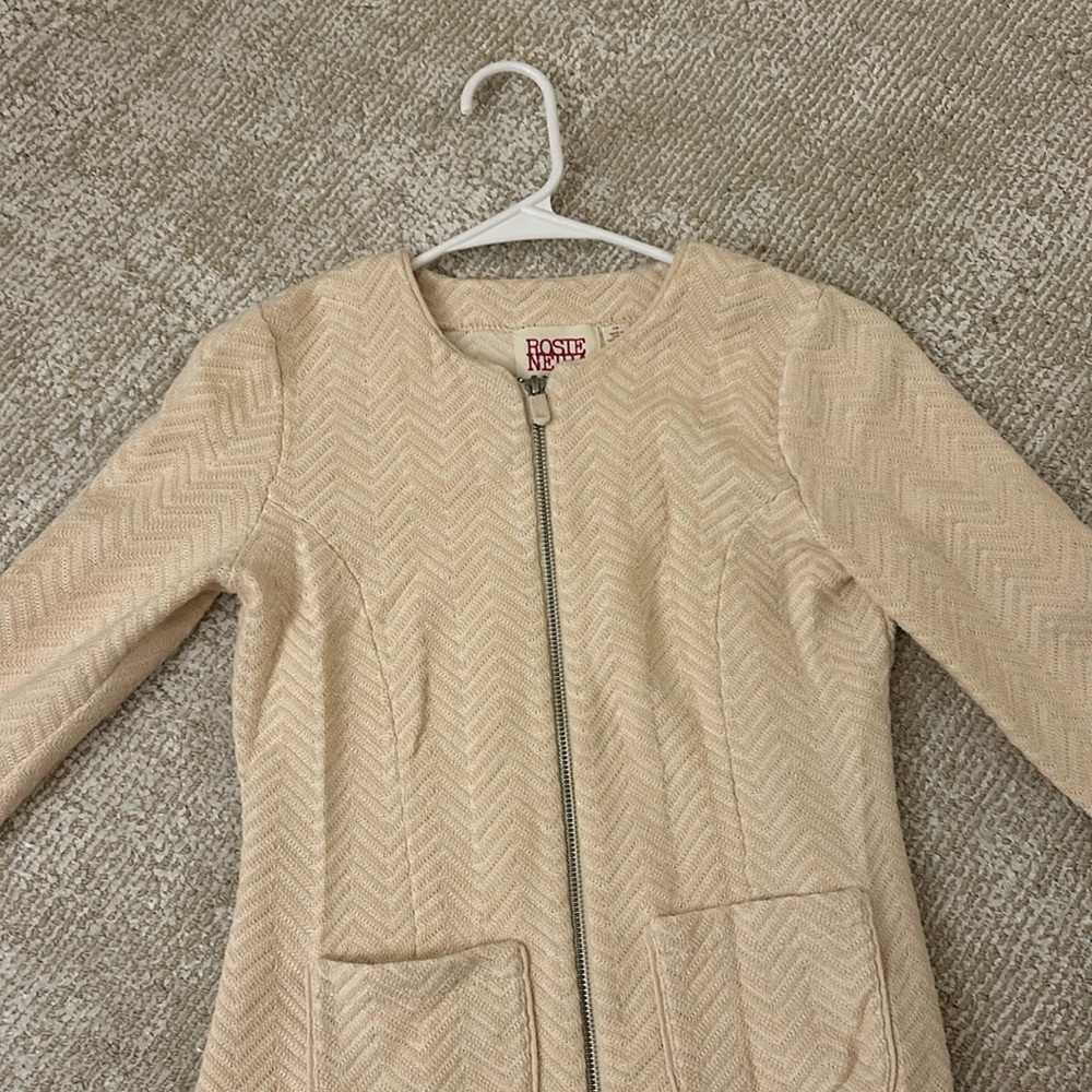 Anthropologie Zip Front Lady Day Jacket NWOT
